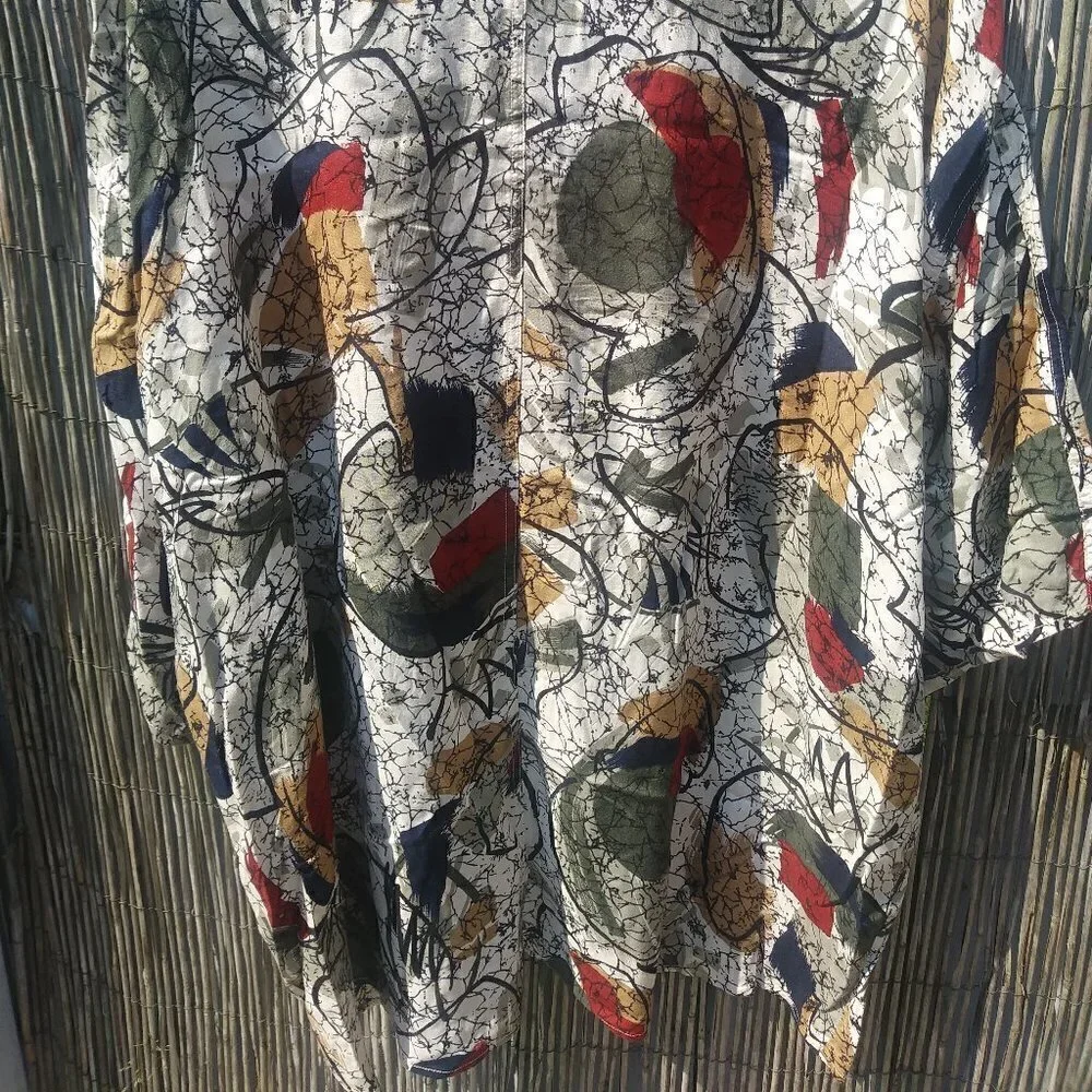 Vintage Cafe Italy Button Down Shirt Men - Shoulders 22